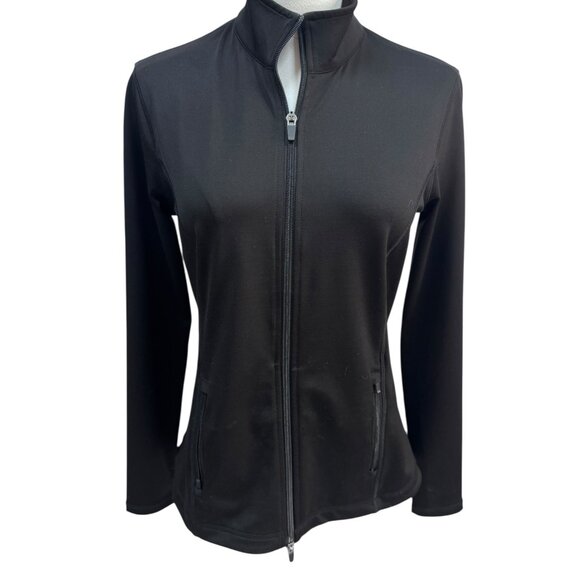 EUC J. McLaughlin Black Jacket and Pants Set - Size Small - Picture 1 of 9